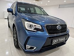 Subaru Forester 2.0XT CVT 4WD Sunroof 2016 Blue Rear Entertainment